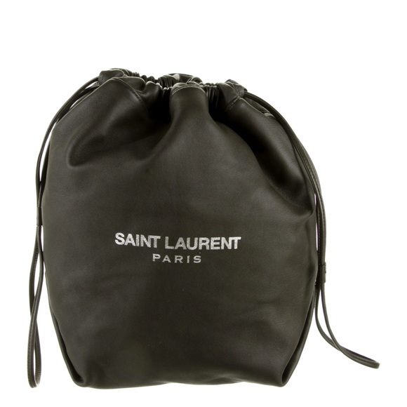 Saint Laurent Black Toiletry Bag Minimalist Design - Picture 1 of 9